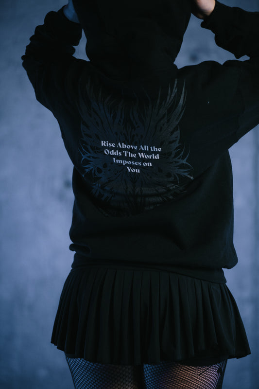 Black Interface Unisex Hoodie