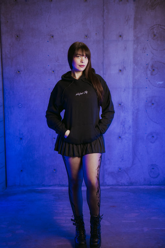 Black Interface Unisex Hoodie